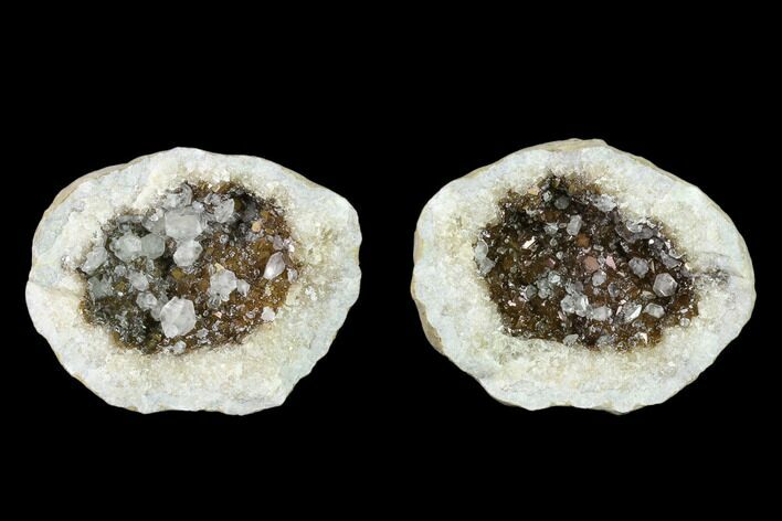 Keokuk Geode with Calcite Crystals - Missouri #135011